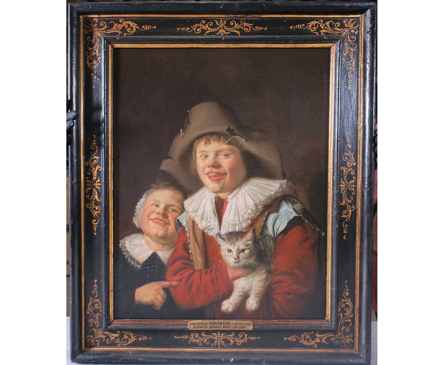 Enfants jouant avec un chat, Jan Miense Molenaer, Musée du Louvre,