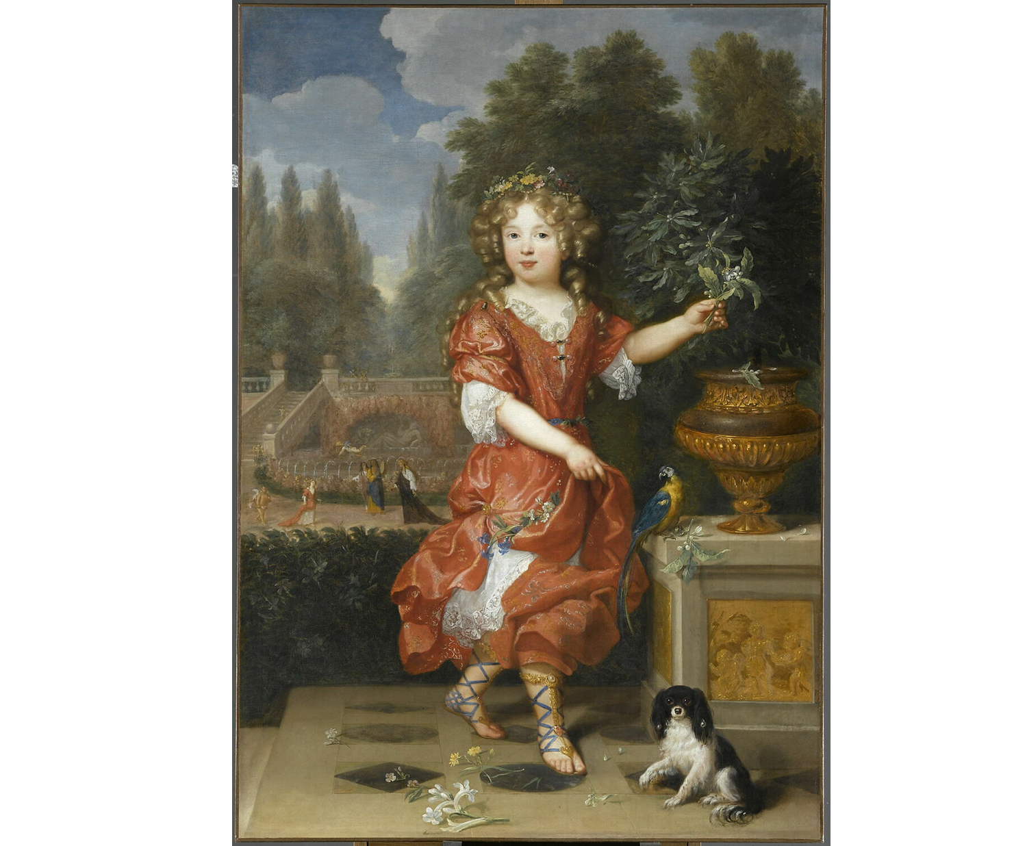 Portrait présumé de Mademoiselle de Blois, Pierre Mignard, Musée du Louvre